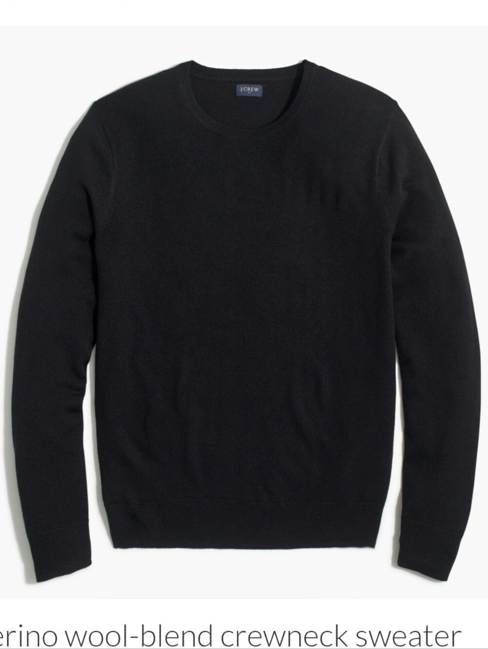 J. Crew Merino Wool-Blend Crewneck Sweater- XL